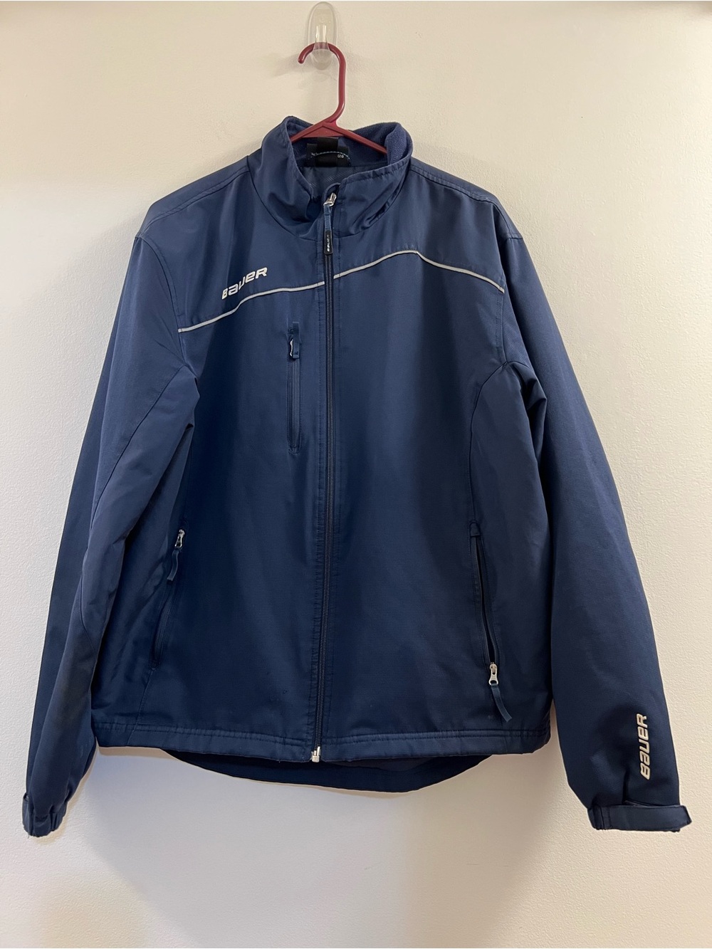 Bauer Navy Blue Performance Softshell Jacket - Picture 13 of 16